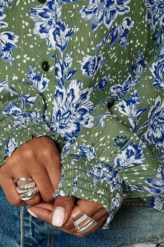 Chemise regular Sally - Kaki