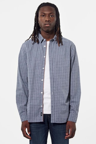 Chemise en coton biologique Tito - Bleu marine