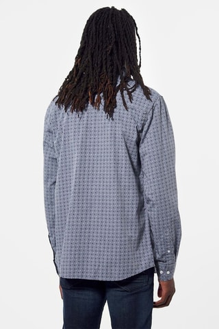 Chemise en coton biologique Tito - Bleu marine