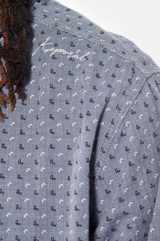 Chemise en coton biologique Tito - Bleu marine