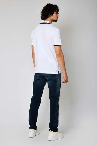 Polo en coton biologique Regio - Blanc