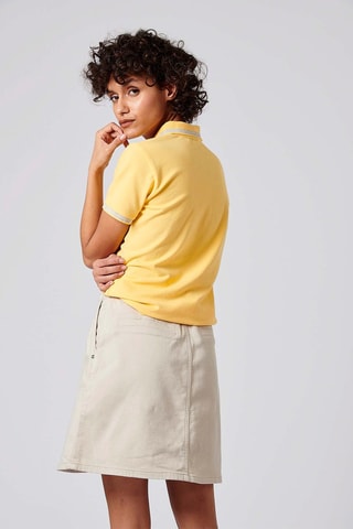 Polo en coton biologique Jule - Jaune