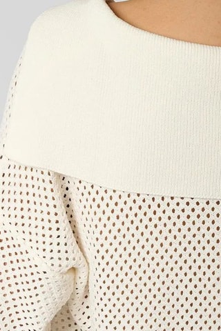 Polo regular - Écru