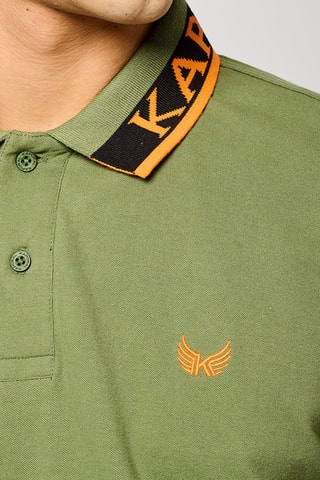 Polo en coton biologique Toby - Kaki
