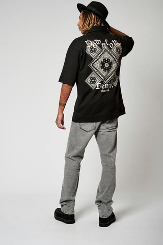 Polo en coton biologique Jamba - Noir