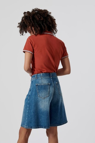 Polo en coton biologique Jule - Rouge