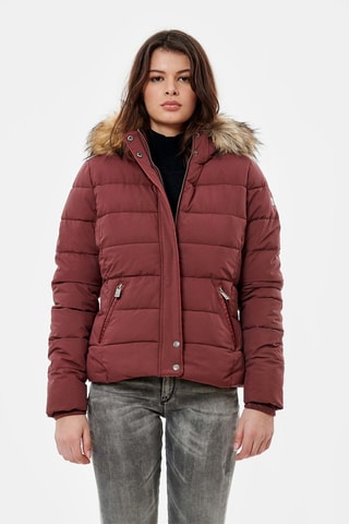 Doudoune à capuche Dabby - Rouge