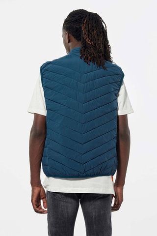 Doudoune sans manches Sona Bleu canard