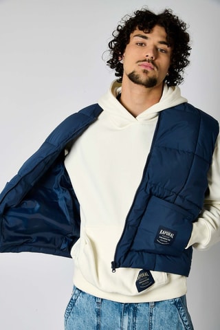 Doudoune regular matelassée Ringo - Bleu marine