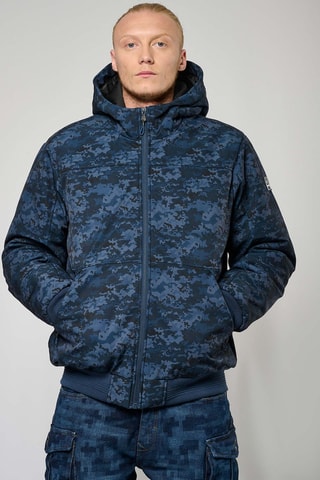 Blouson à capuche Royer - Bleu