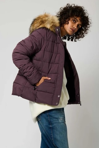 Doudoune matelassée regular Mabby - Violet