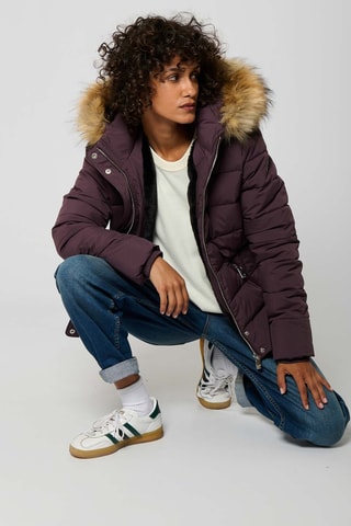 Doudoune matelassée regular Mabby - Violet