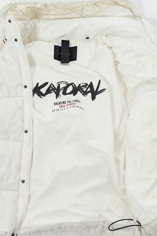 Doudoune à capuche Simon - Ecru