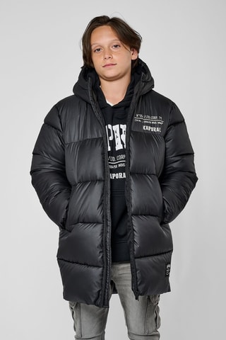 Doudoune à capuche Menzo - Noir