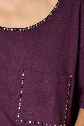 T-shirt regular - Paars