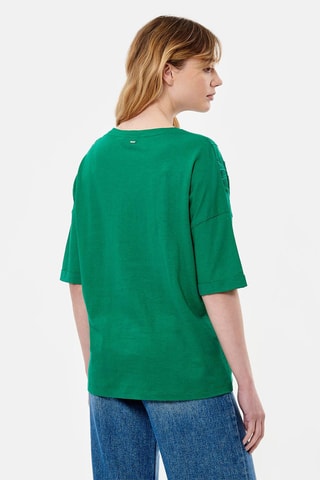 Top en lin Jerk - Vert