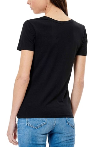 T-shirt regular en coton biologique - Noir