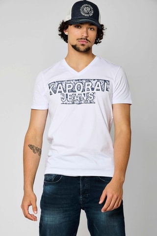 T-shirt slim Vince - Blanc