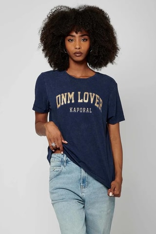 T-shirt Salto - Marineblauw