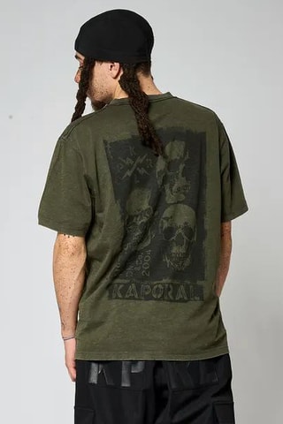 T-shirt regular en coton biologique Vito - Kaki