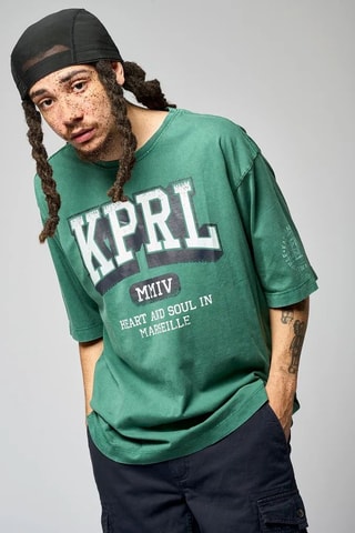 T-shirt oversize Vars - Vert