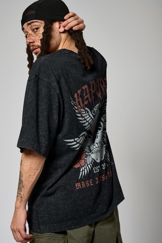 T-shirt oversize Vosto - Noir