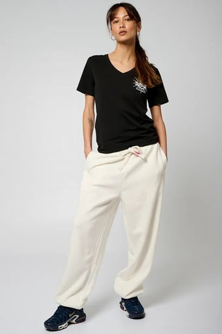 T-shirt en coton biologique Valm - Noir