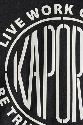 T-shirt regular en coton biologique - Noir