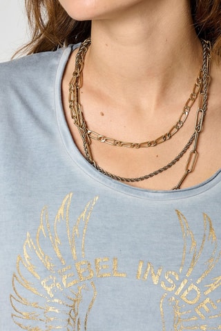 T-shirt regular Solar - Ciel