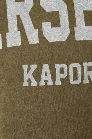 T-shirt oversize en coton biologique Sassy - Kaki