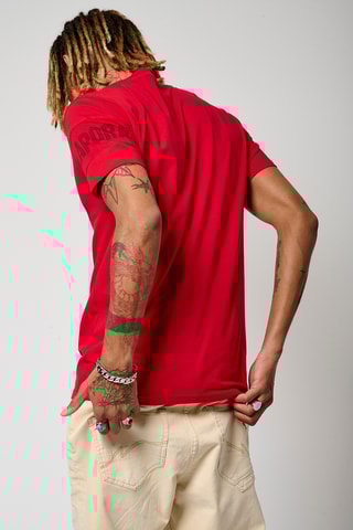 T-shirt slim Barny - Rouge