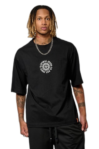 T-shirt en coton biologique Taz - Noir