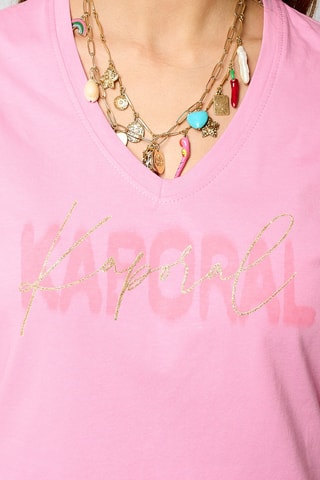 T-shirt en coton biologique Vasic - Rose