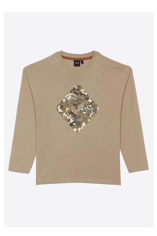 T-shirt en coton biologique Enilo - Beige