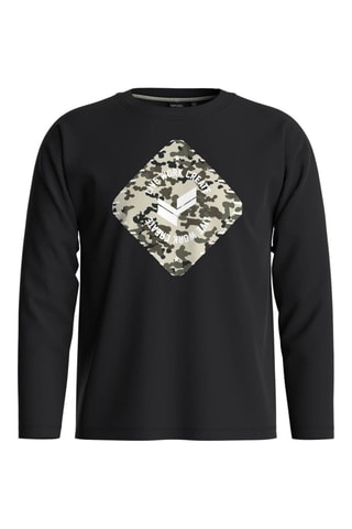 T-shirt en coton biologique Enilo - Noir