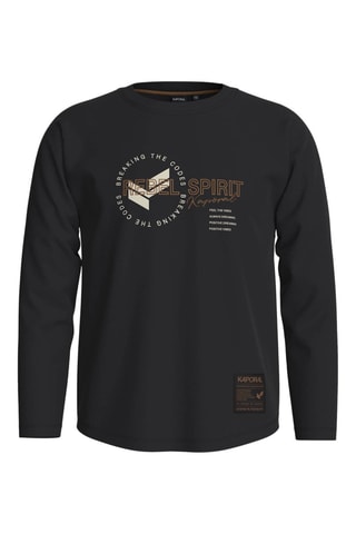 T-shirt en coton biologique Edson - Noir