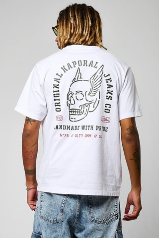 T-shirt regular en coton biologique Vicen - Blanc