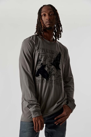 T-shirt en coton biologique Trip - Gris