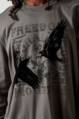 T-shirt en coton biologique Trip - Gris