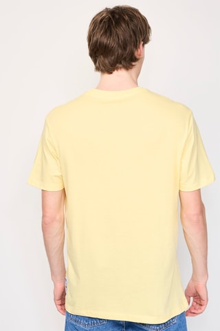 T-shirt en coton biologique Brisea - Jaune pâle