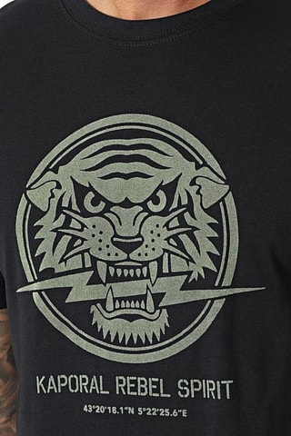 T-shirt regular en coton biologique Boa - Noir