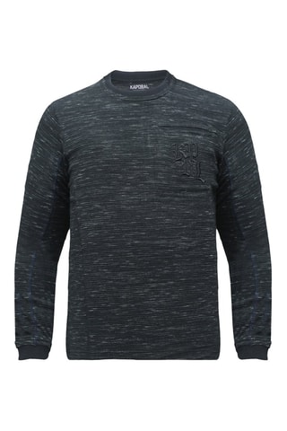 T-shirt regular Kad  - Noir chiné