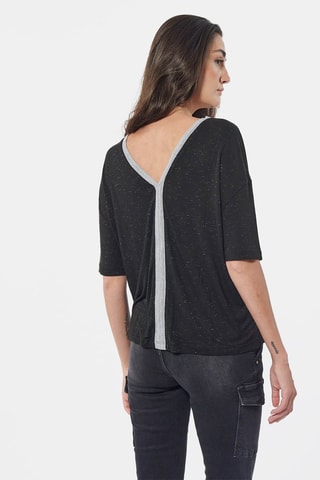 Blouse Fanny - Noir chiné