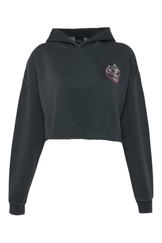 Sweat regular à capuche Sybil - Gris anthracite