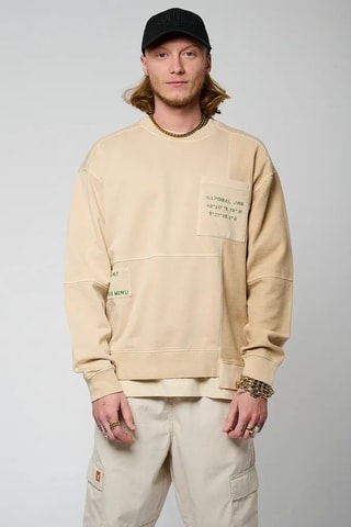 Sweat en coton biologique Bello - Beige