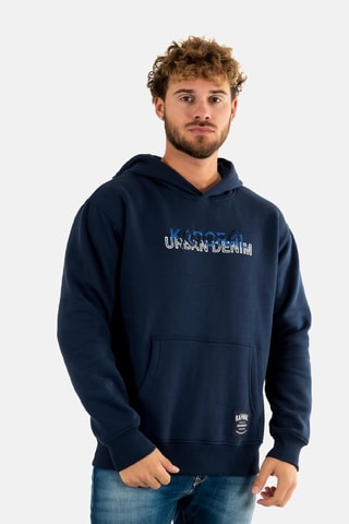 Sweat à capuche Ranko - Bleu marine