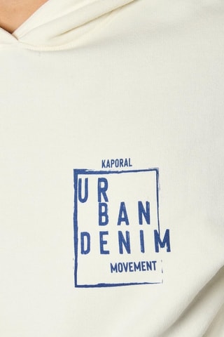 Sweat à capuche Rajio - Blanc cassé