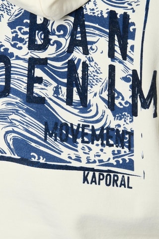 Sweat à capuche Rajio - Blanc cassé