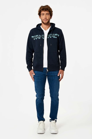 Sweat à capuche Barto - Bleu marine