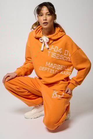 Sweat à capuche Vock - Orange